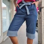Bermuda lunga jeans